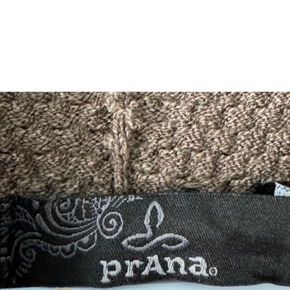 Prana Sz M Figaro Turtleneck Knit Slit Side Midi Dress Long Sleeve Cozy Minimal - Picture 9 of 11